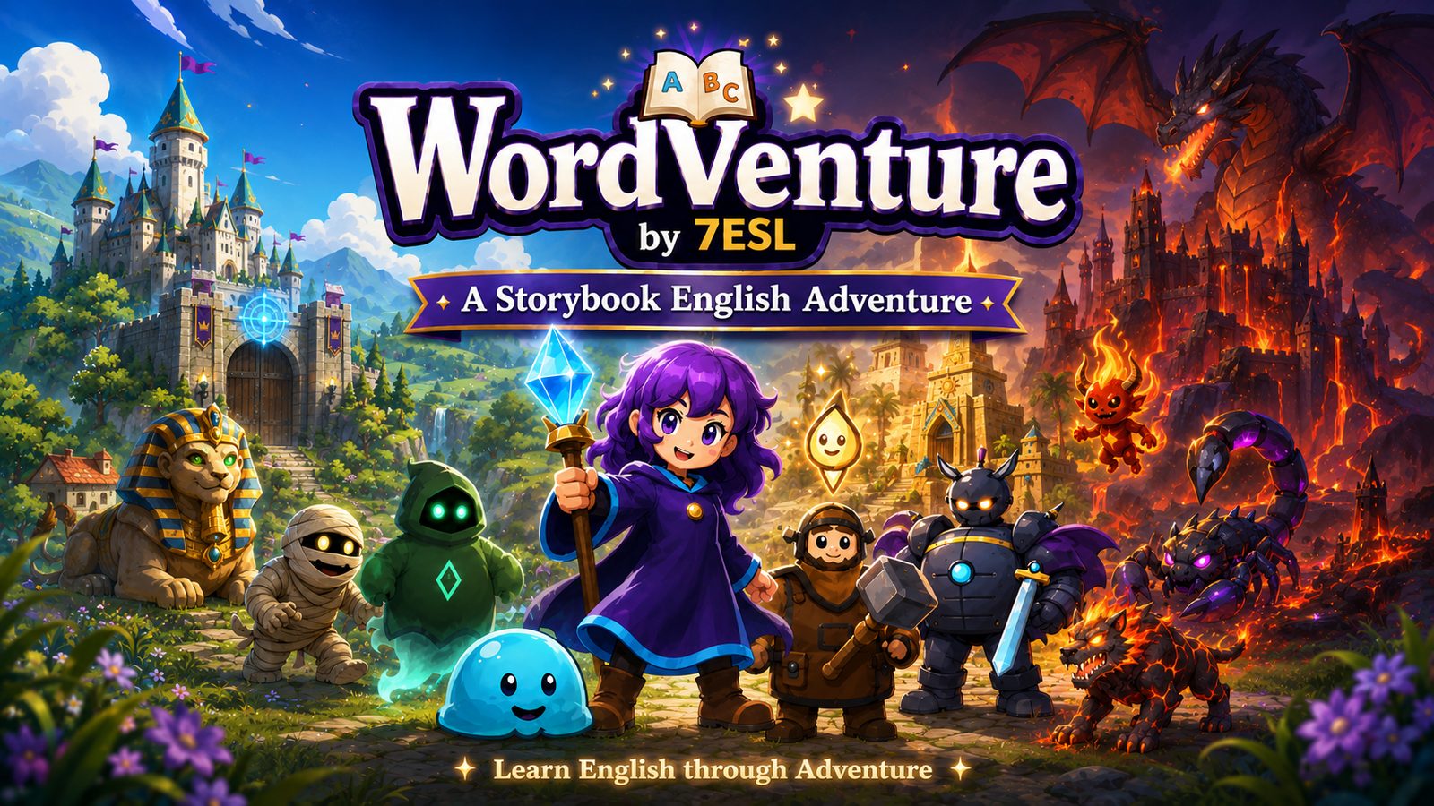 WordVenture by 7ESL — A Storybook English Adventure