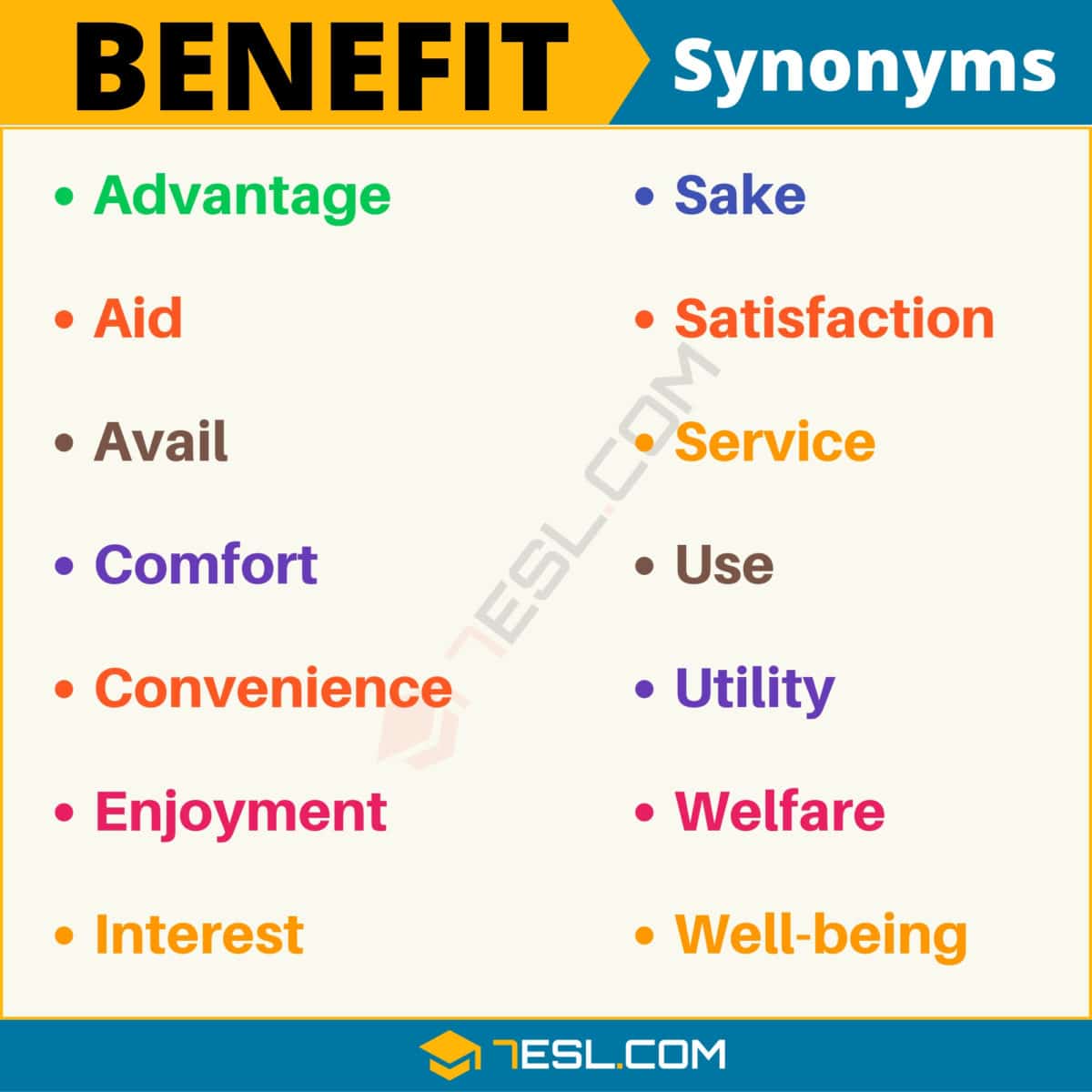 120+ Synonyms for "Benefit" with Examples | Another Word for “Benefit ...