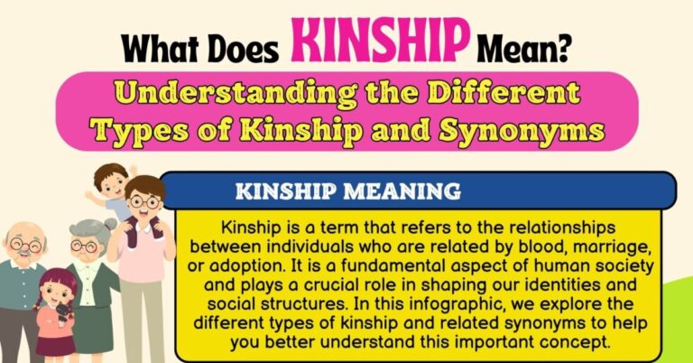 What Does "Kinship" Mean? 4 Kinship Meaning What Does Kinship Mean