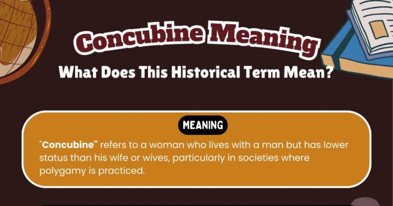 Concubine Meaning: What Does This Historical Term Mean? 2 Concubine Meaning