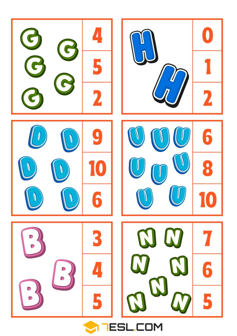 Free Alphabet Worksheets for Learning English (With PDF) • 7ESL