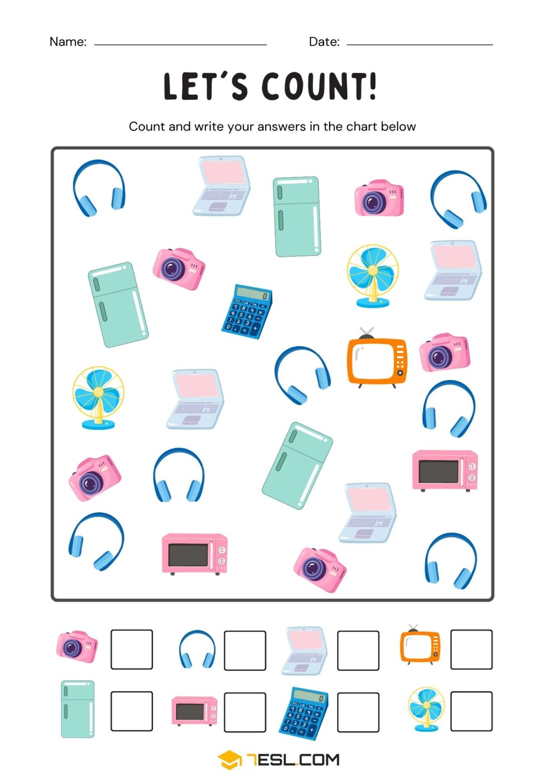 Electronic Devices Worksheets: Free PDF Downloads for English Learners ...